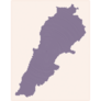Lebanon Groovy Map Sticker