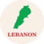 Lebanon Logo Map Sticker