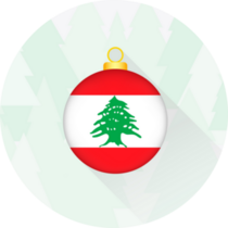 Lebanon Ornament Sticker