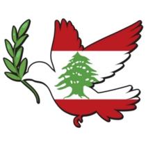 Lebanon Peace Flag Sticker