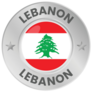 Lebanon Silver Coin Sticker