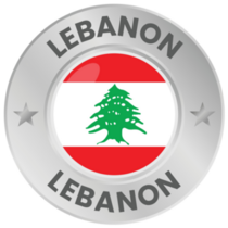 Lebanon Silver Coin Sticker