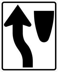 Left Around Obstacle Sticker