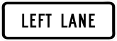 Left Lane Sticker