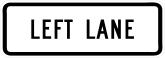 Left Lane Sticker