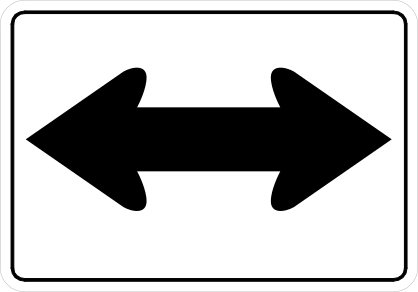 Left Or Right Arrow Sticker