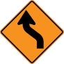 Left Then Right Curve Sticker