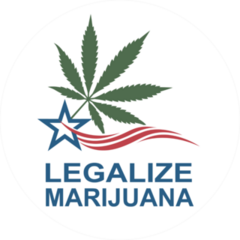 Legalize Marijuana Political Sticker