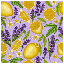 Lemon Lavender Sticker