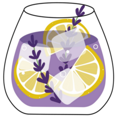 Lemonade Lavender Sticker