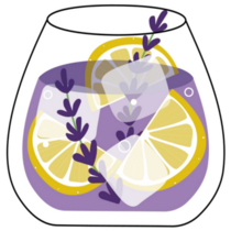 Lemonade Lavender Sticker