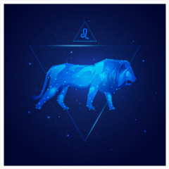 Leo Horoscope Zodiac Lion Sticker