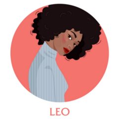 Leo Zodiac Beautiful Black Woman Sticker