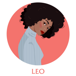 Leo Zodiac Beautiful Black Woman Sticker