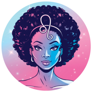 Leo Zodiac Beautiful Horoscope Symbol Sticker