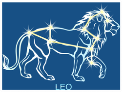 Leo Zodiac Constellation Sticker