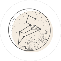 Leo Zodiac Front Of The Moon Sticker