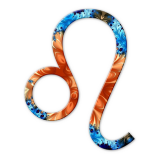 Leo Zodiac Psychedelic Mandala Icon Sticker