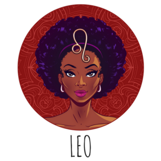 Leo Zodiac Sign Artwork Beautiful Girl Sticker