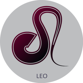 Leo Zodiac Symbol Icon Sticker