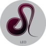 Leo Zodiac Symbol Icon Sticker