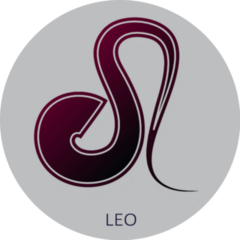 Leo Zodiac Symbol Icon Sticker
