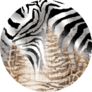 Leopard And Zebra Pattern Sticker