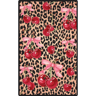 Leopard Print Cherry Sticker