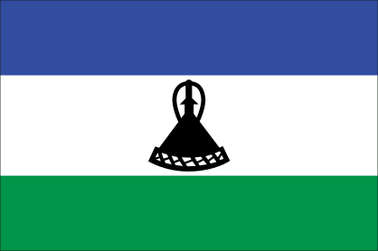 Lesotho Flag Sticker