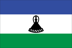 Lesotho Flag Sticker