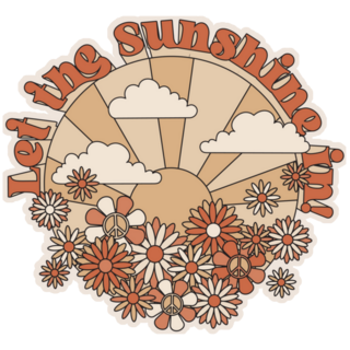 Let the Sunshine In Sticker