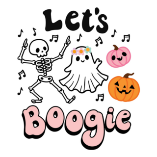 Lets Boogie Cute Halloween Sticker