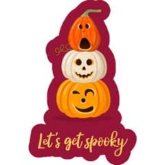 Lets Get Spooky Sticker