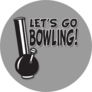 Lets Go Bowling Marijuana Sticker