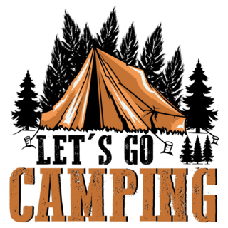 Lets Go Camping, Travelling Sticker