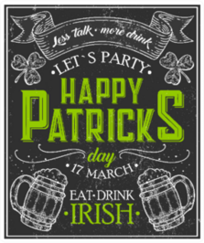 Lets Party Happy Patricks Day Sticker