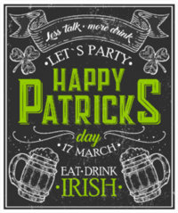 Lets Party Happy Patricks Day Sticker