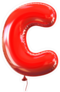Letter C Balloon Font Sticker