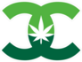Letter C Cannabis Logo Sticker