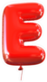 Letter E Balloon Font Sticker