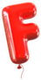 Letter F Balloon Font Sticker