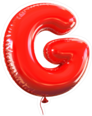 Letter G Balloon Font Sticker