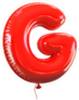 Letter G Balloon Font Sticker