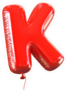Letter K Balloon Font Sticker