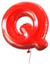 Letter Q Balloon Font Sticker