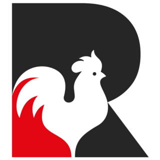 Letter R For Rooster Sticker