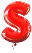 Letter S Balloon Font Sticker