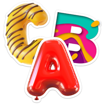 Alphabet Letter Stickers | Small & Large Letter Decals