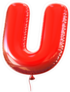 Letter U Balloon Font Sticker