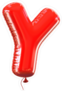 Letter Y Balloon Font Sticker